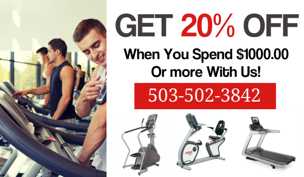 20% OFF Gym Equipment Rental